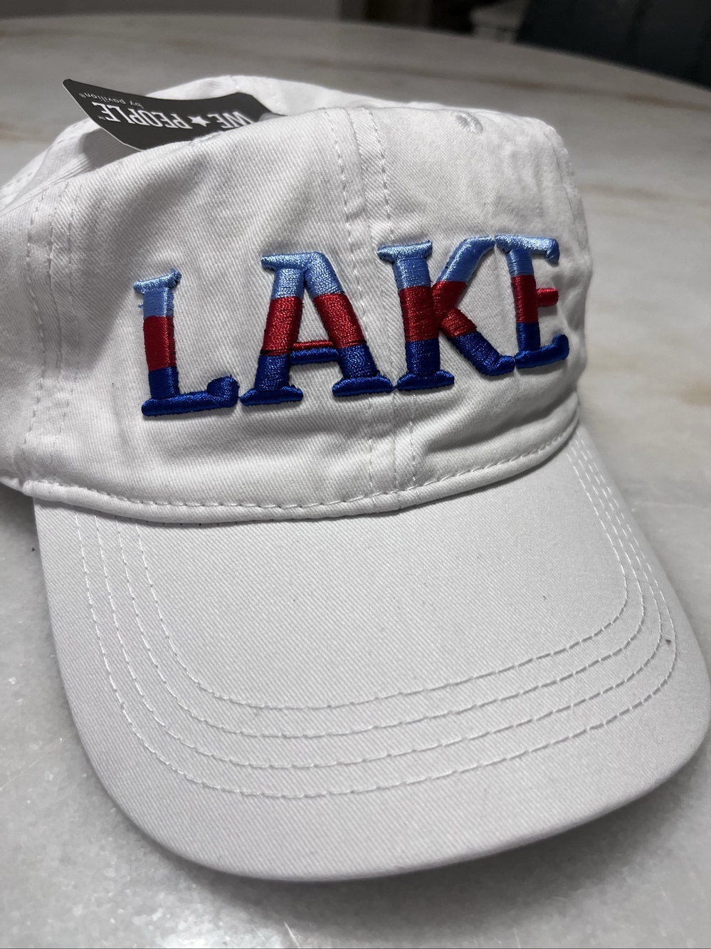 We People White Lake Embroidered Adjustable Hat